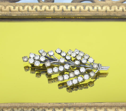 Vintage 1940s Reinestone