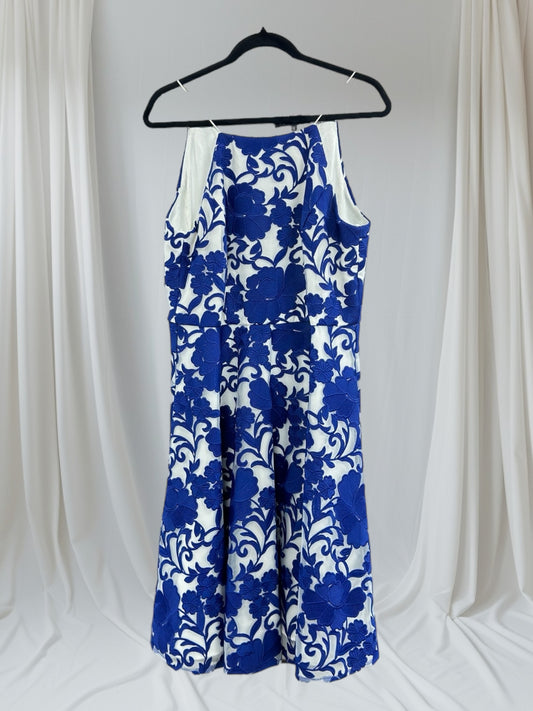 REVIEW Blue White Limited Edition Dress, size 14