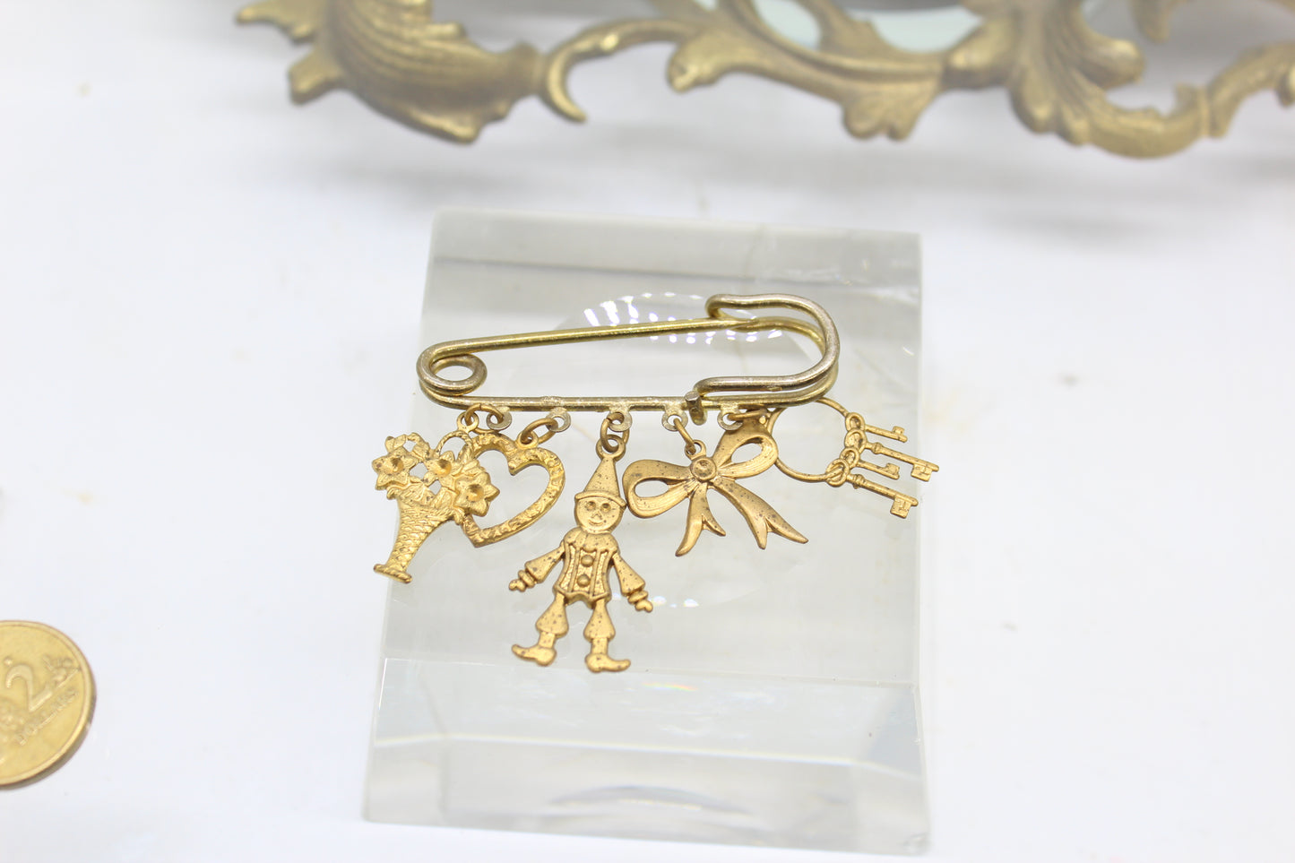 Brass Brooch