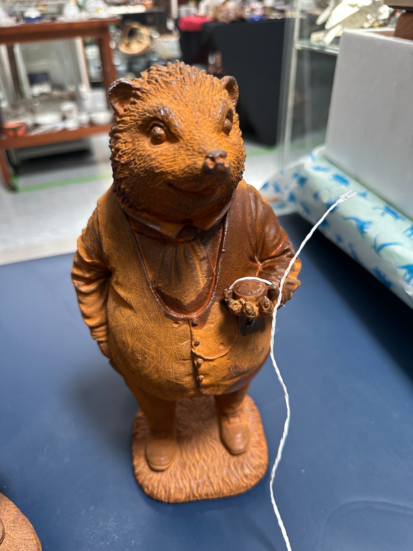 Willow Cast Iron Hedgehog  Statue