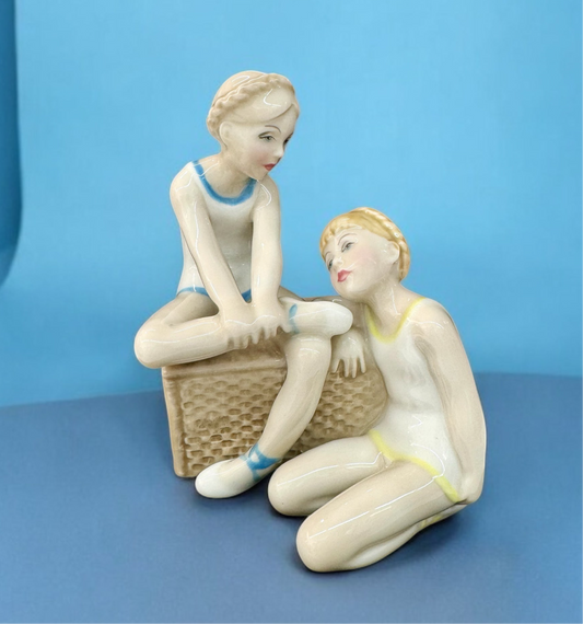 Royal Doulton "Ballet Class" figurine, specifically model HN3134, which was made in England