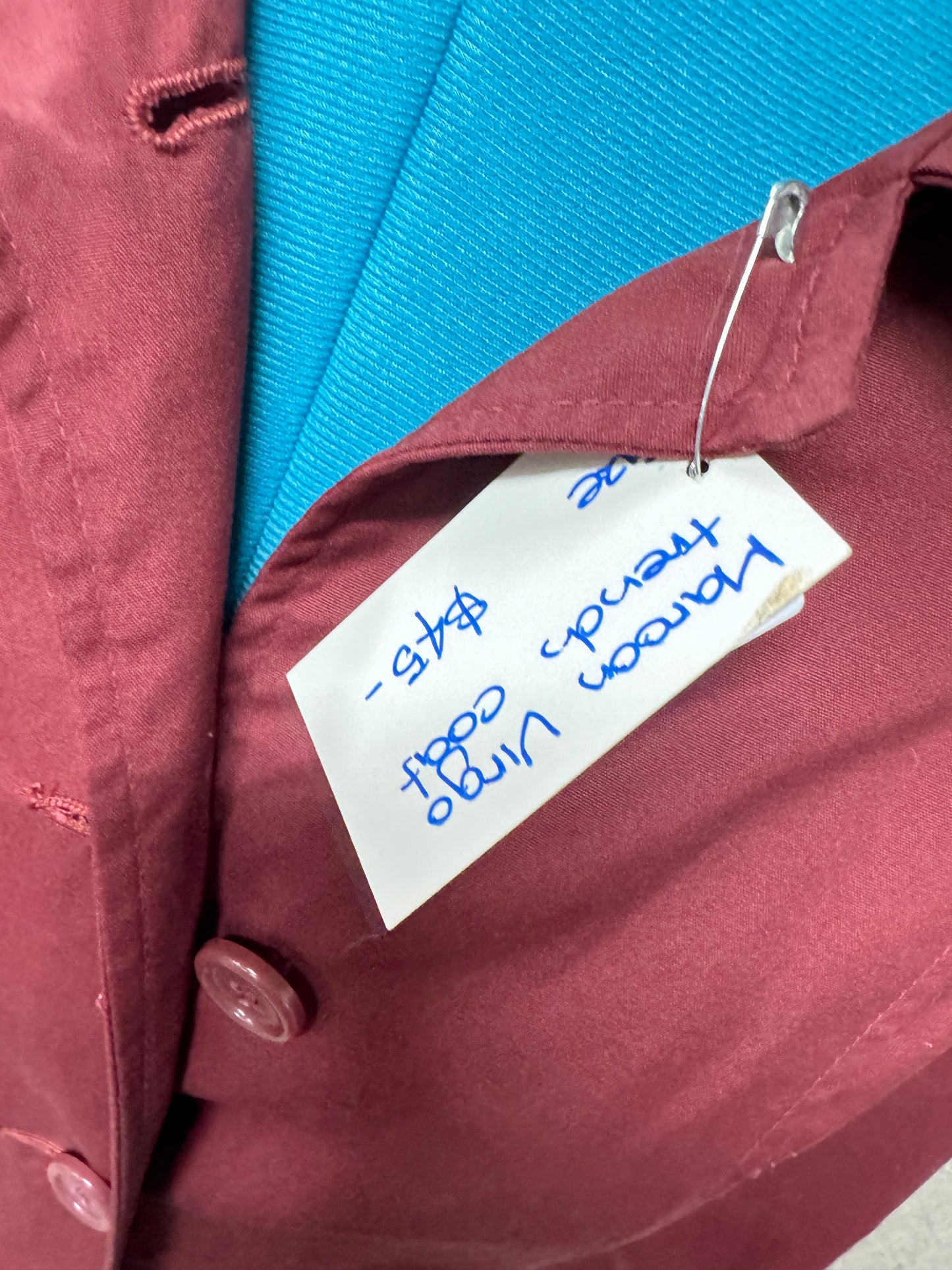 Maroon Virgo trend Coat