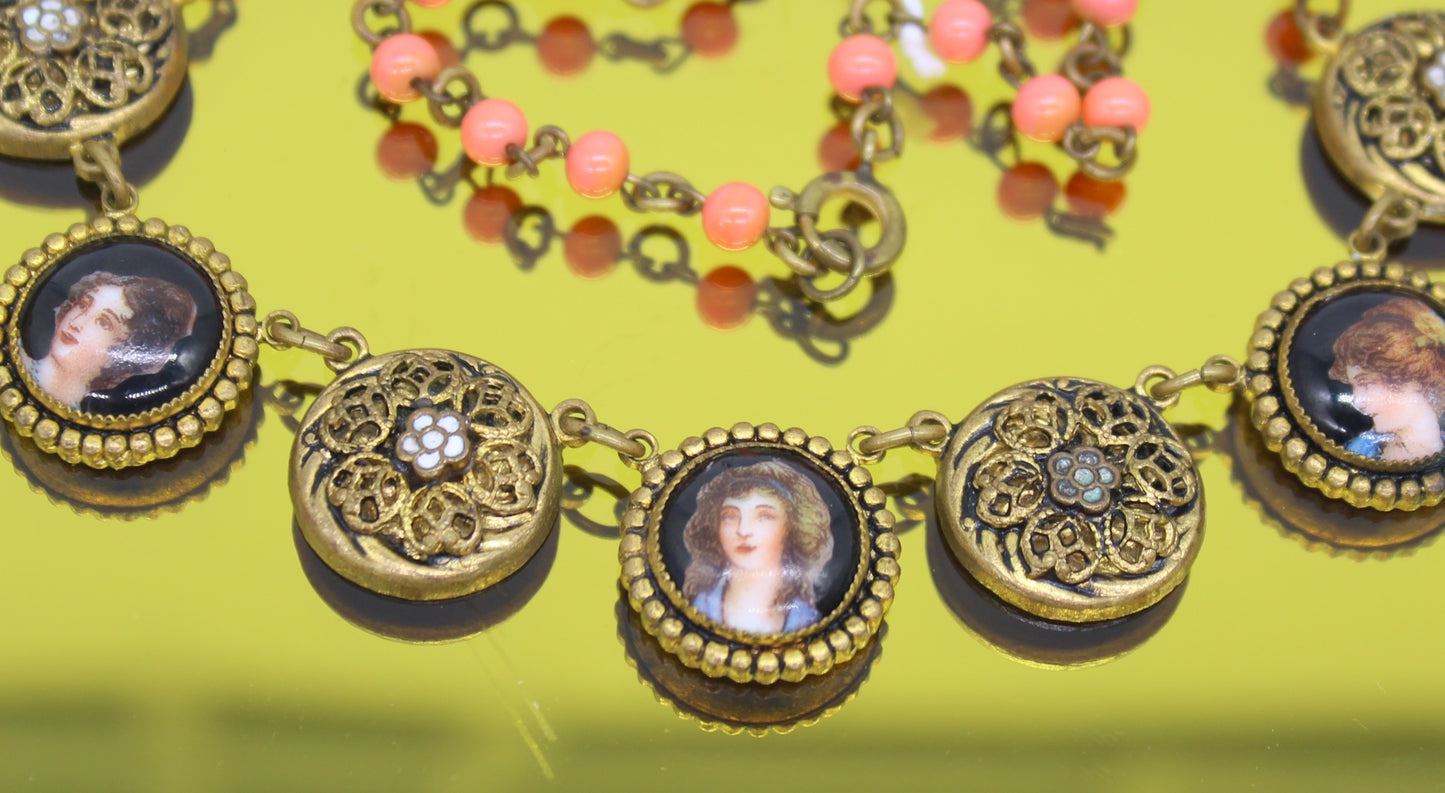 Italian Renaissance Style Antique Necklace