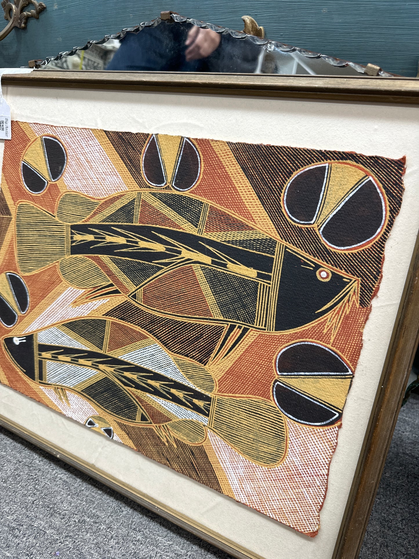 Brendon Dirdi (1984- )Aboriginal Painitng, 50cm*43cm