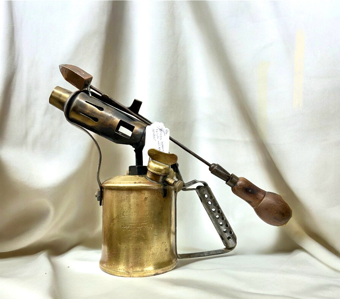Brass blow torch with Solider