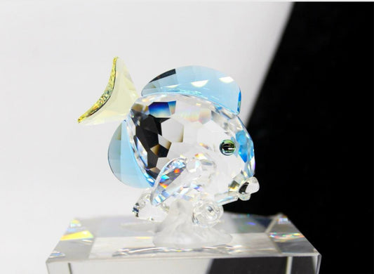 Swarovski Crystal Blue Tang Fish W/t Box