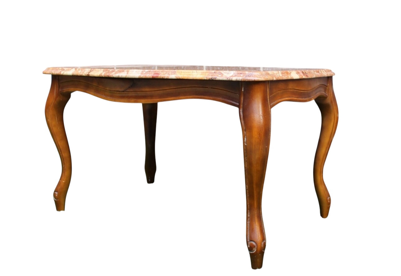 French Style Marble Onyx Coffee Table