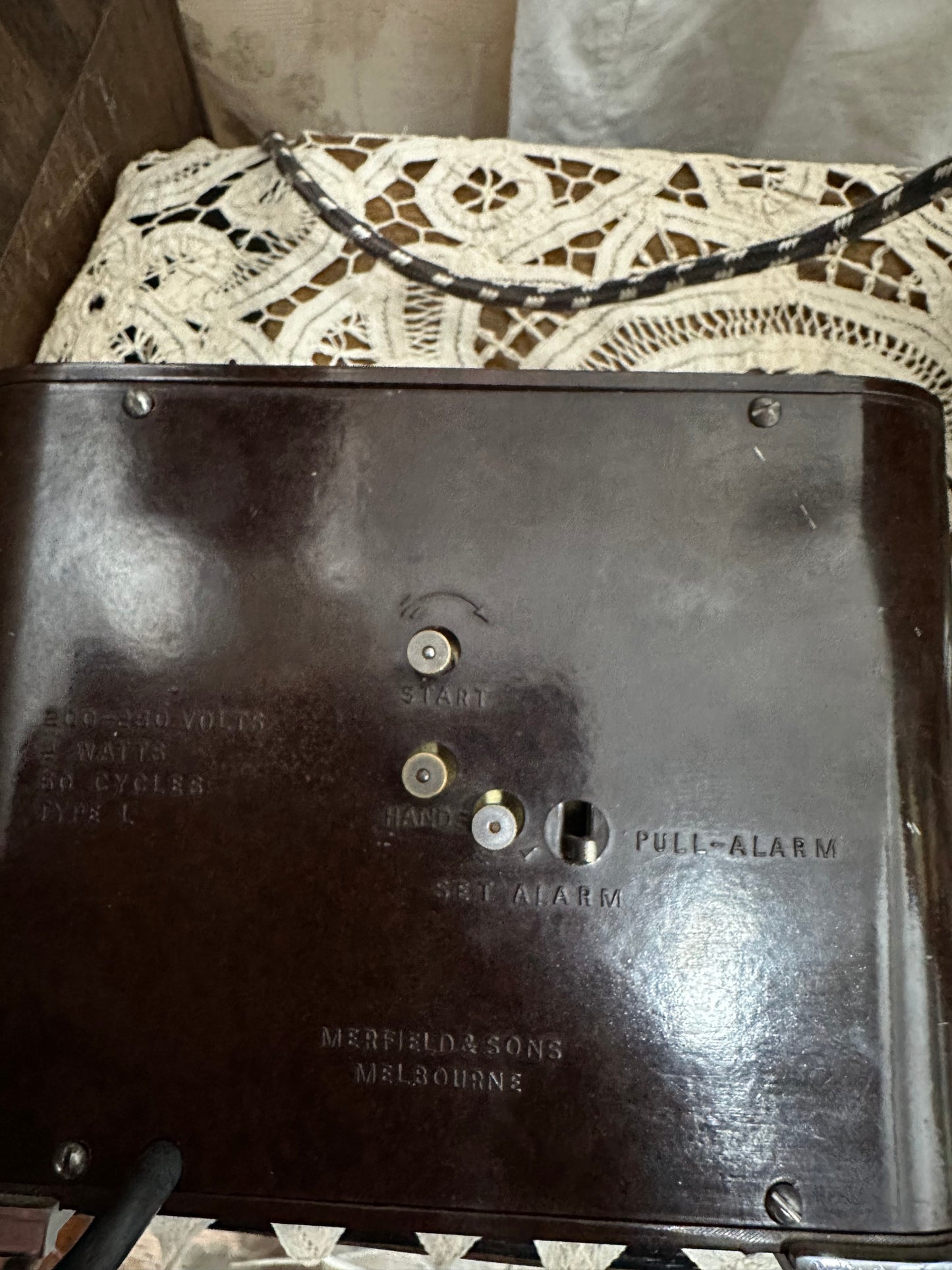 Bakelite Electric Clock in working order