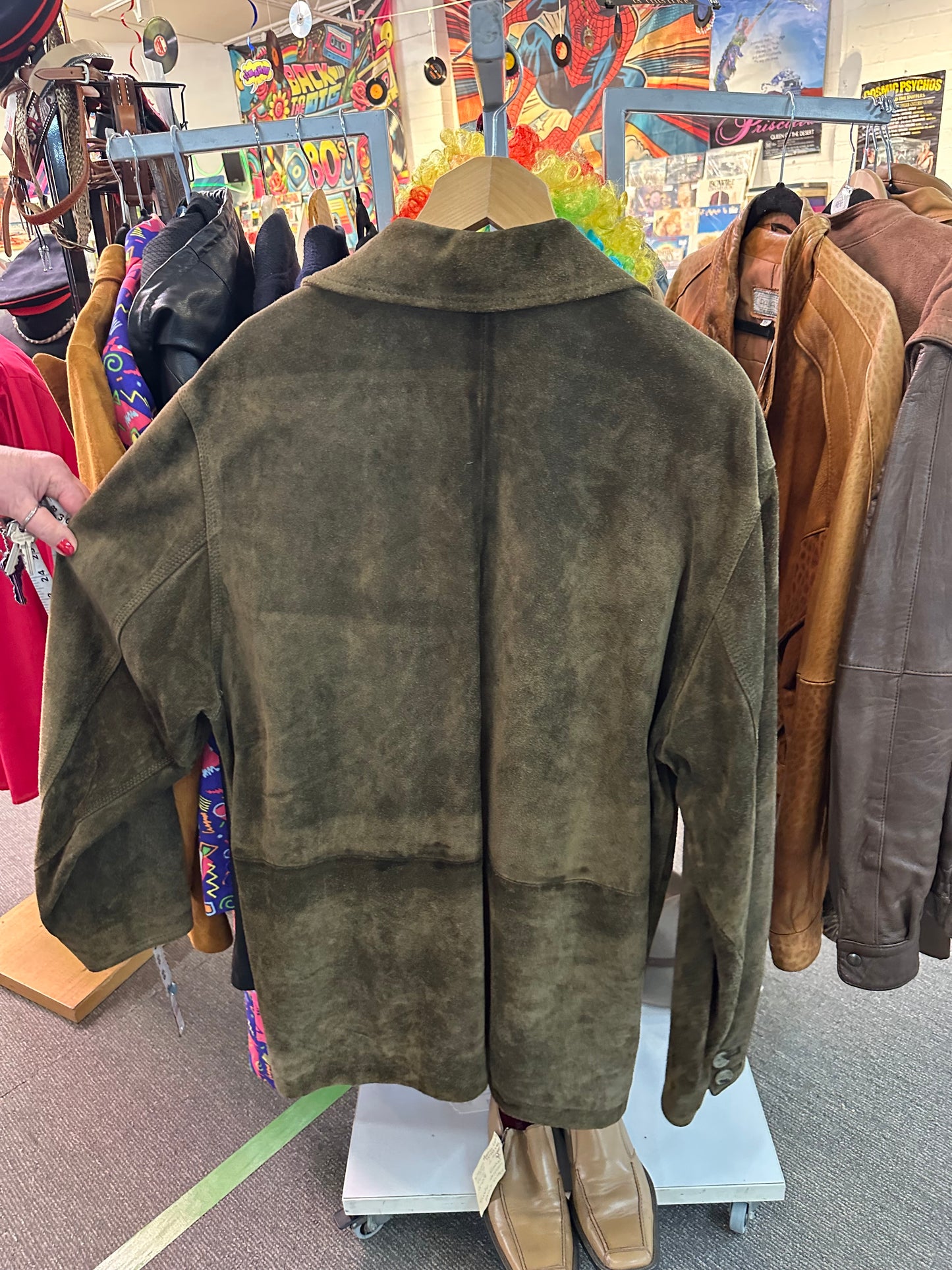 Vintage Atelier Brown Suede Jacket – Made in Australia – XXL