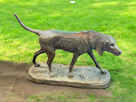THE SETTER Bronze Sculpture