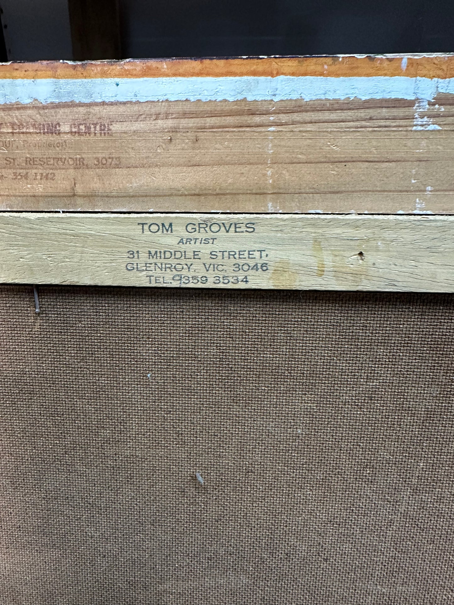 68cm*60cm Signed Tom Groves C 1980s