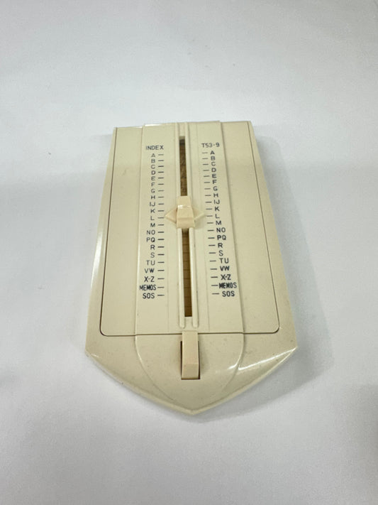 Vintage Cream Telephone Teledex - made In Australia