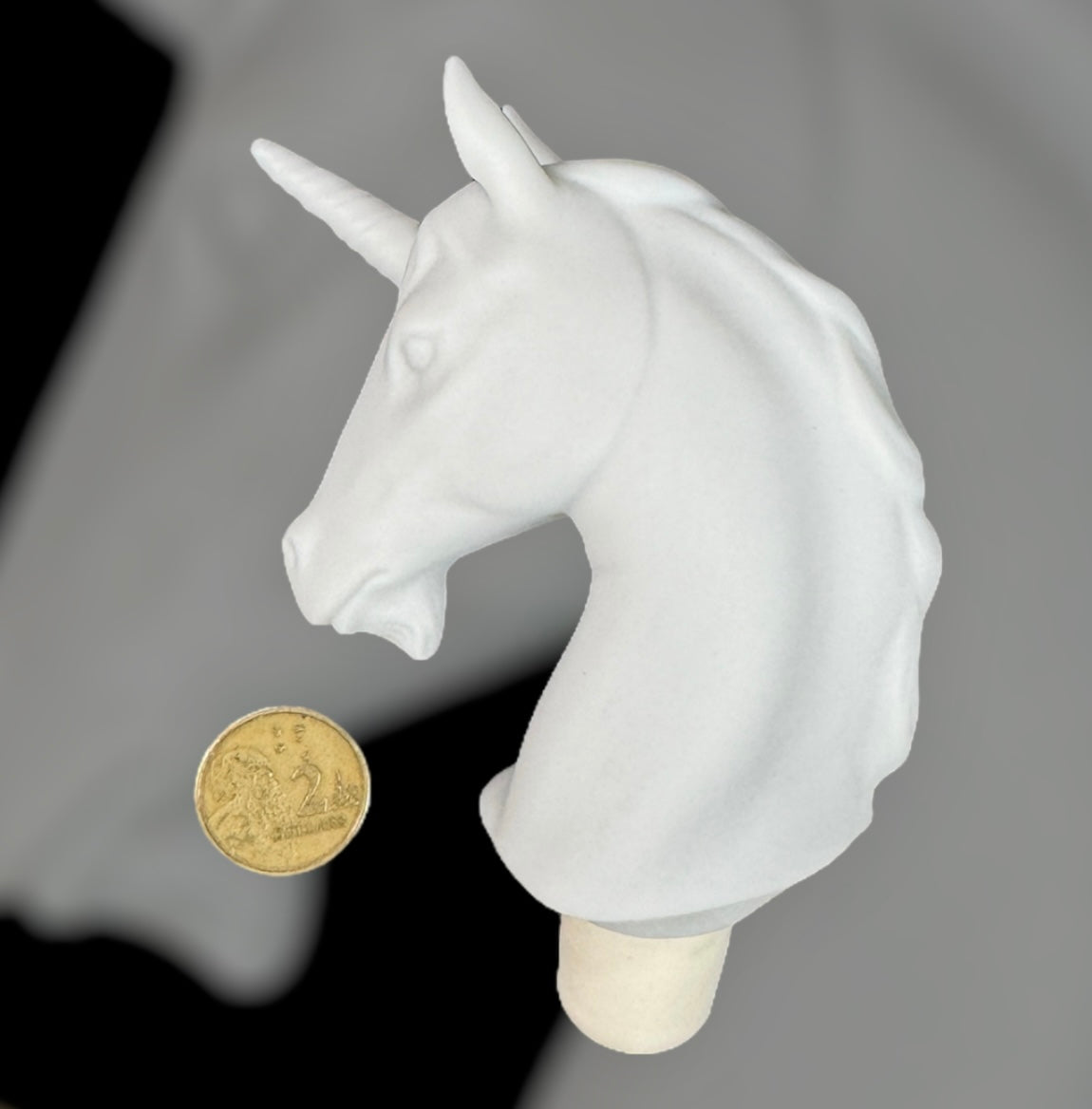 Lladró Porcelain Unicorn Bottle Stopper – Original Box