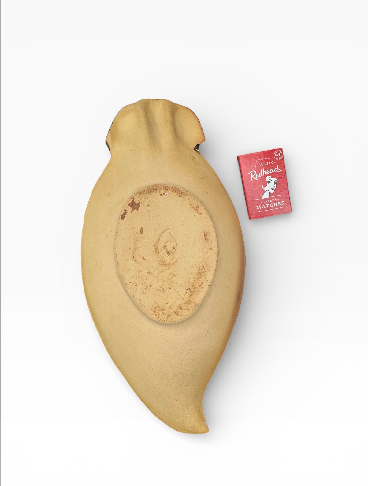 Vintage Pottery Leaf Trinket Dish