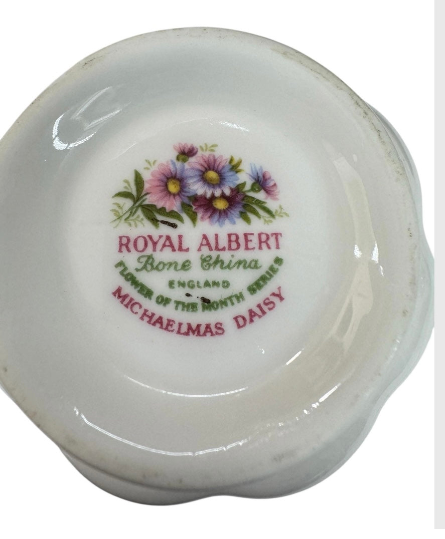 Royal Albert “September” Flower of the Month Trio
