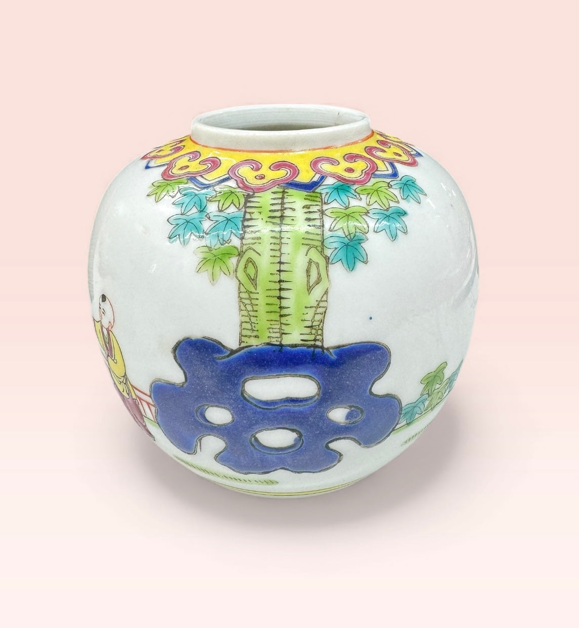 Chinese vase,hand painted vase,ginger jar