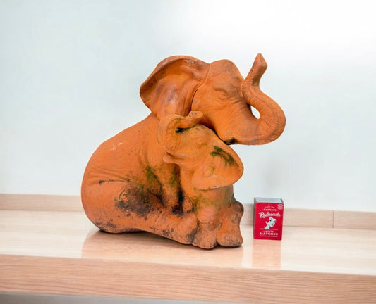 Terracotta Elephant Planter