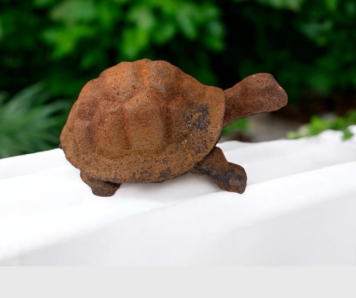 Cast iron Turtle Statue , Garden decor