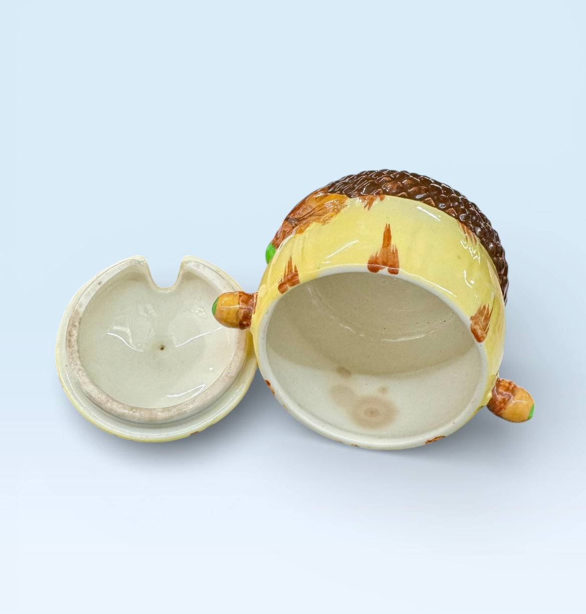 Burleigh Ware Acorn Design Sugar Bowl / Pot England
