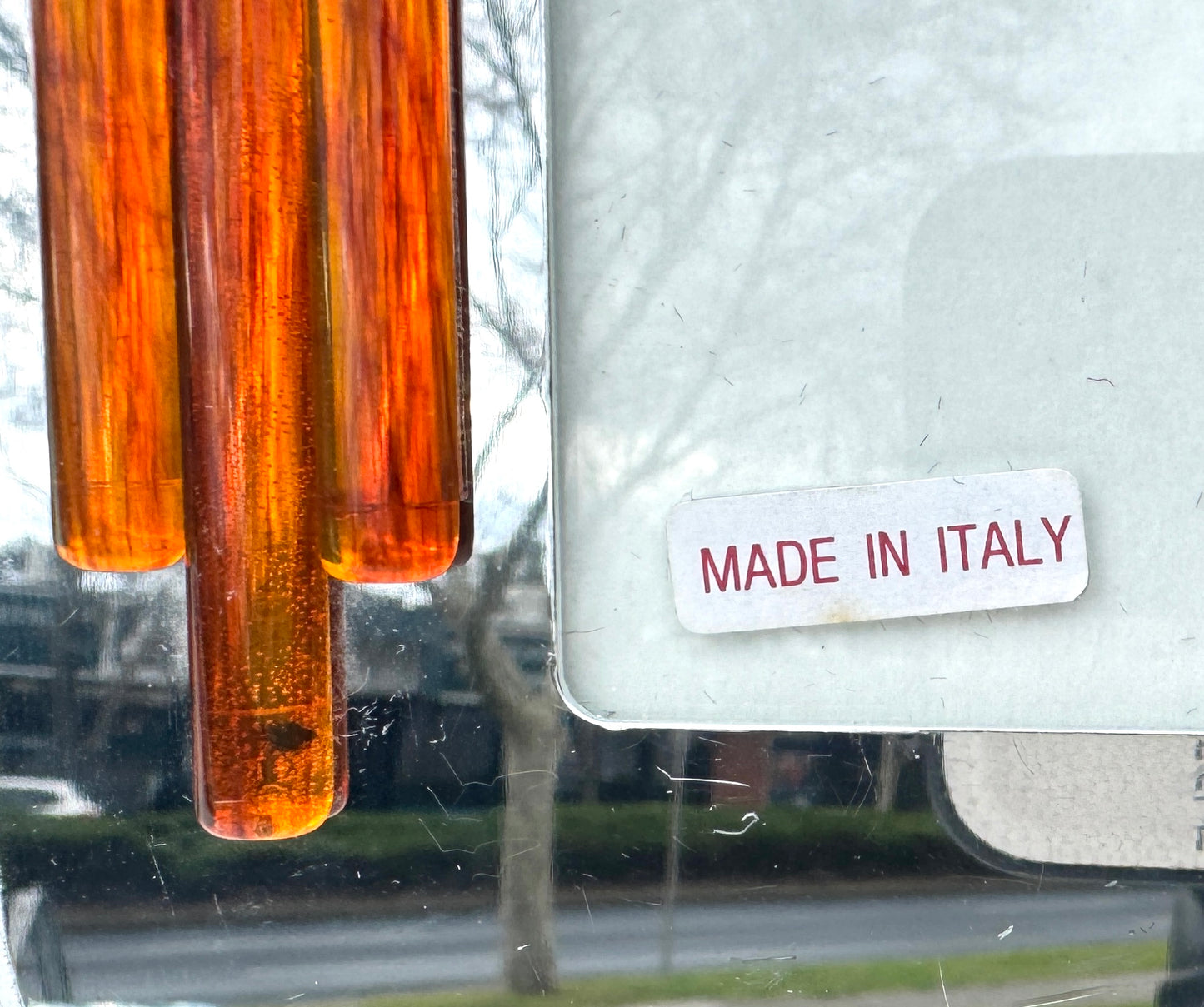 Art deco style mirror frame.made in Italy,desktop
