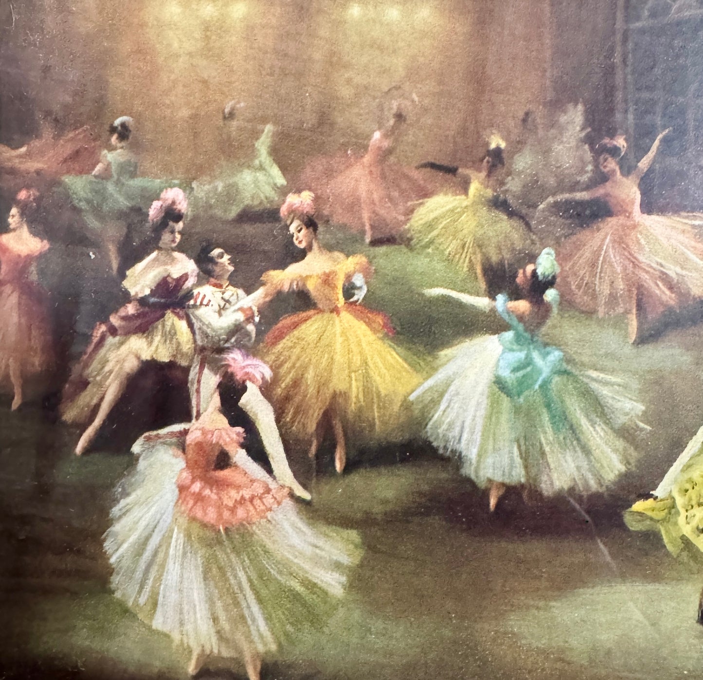Merry Widow Dance by Carlotta Edwards MCM 1950/60s Print