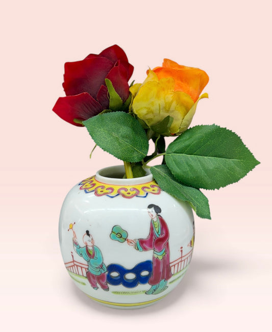 Chinese vase,hand painted vase,ginger jar