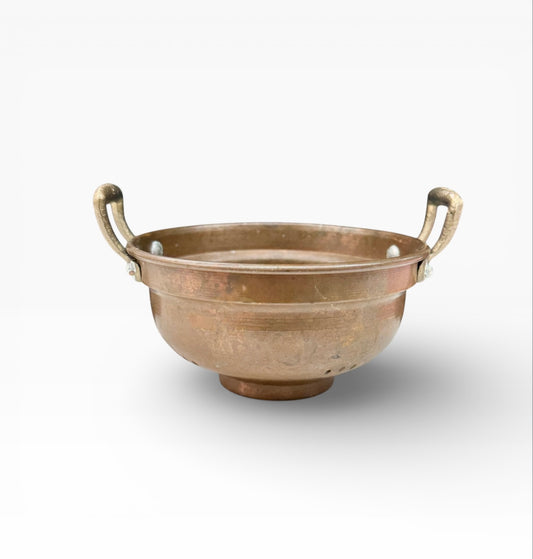 Vintage Small Copper colander,kitchen decor