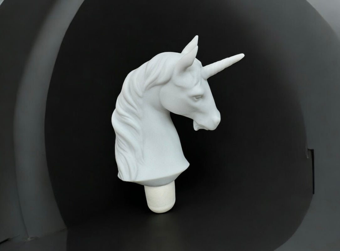 Lladró Porcelain Unicorn Bottle Stopper – Original Box