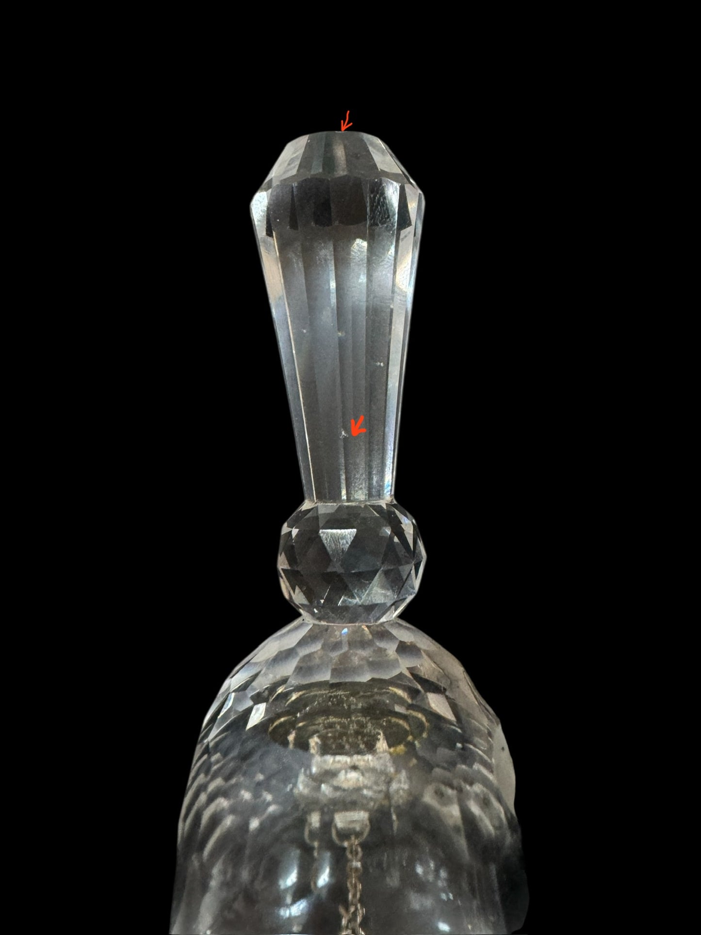 Vintage Swarovski Retired Crystal Dinner Table Bell  Austria