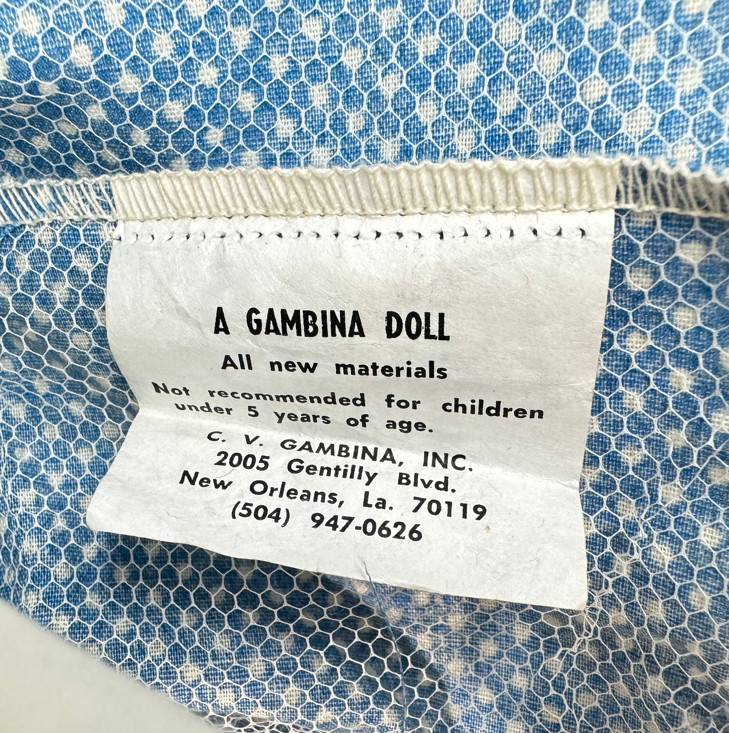 Cambina doll,blue doll,vintage doll,