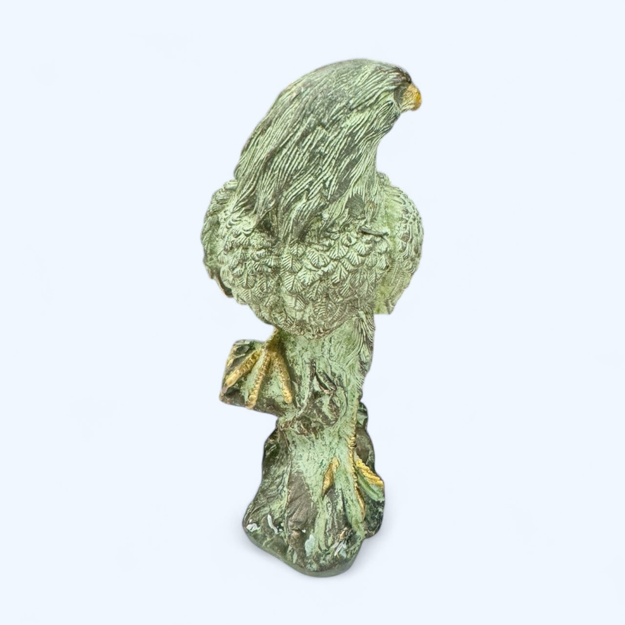 Bronze eagle statue with green patina,home decor,office decor