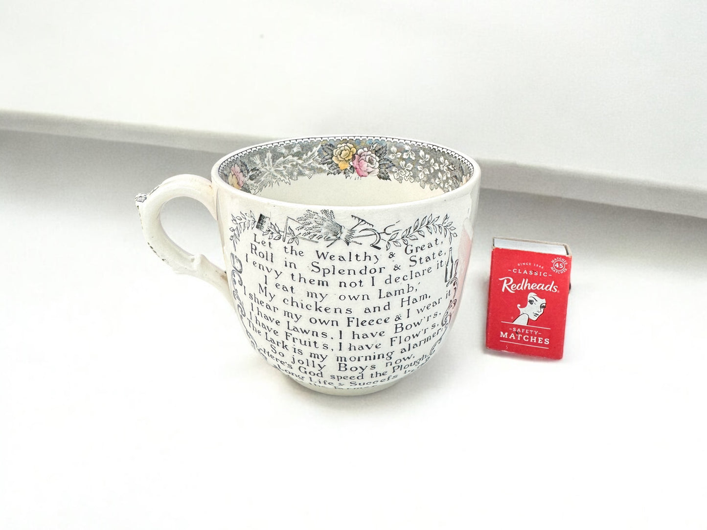 Adams big cup,in god is our trust,vintage mug