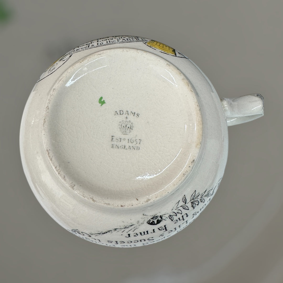 Adams big cup,in god is our trust,vintage mug