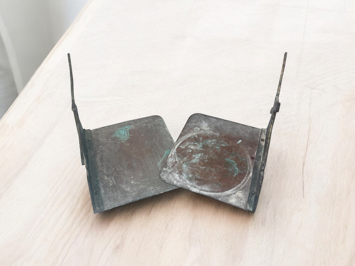 MCM Brass windmill bookends,office decor