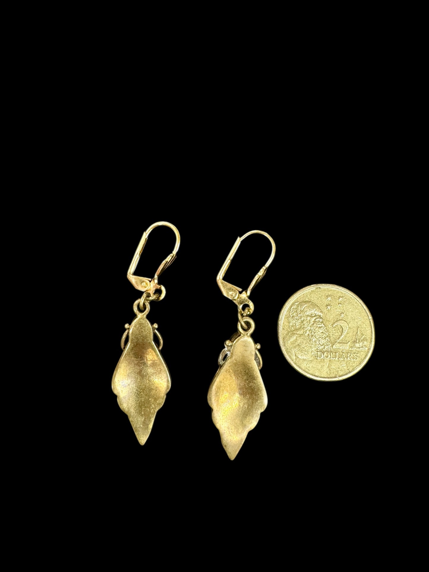 pair of Brass earrings,classic design,lady earrings