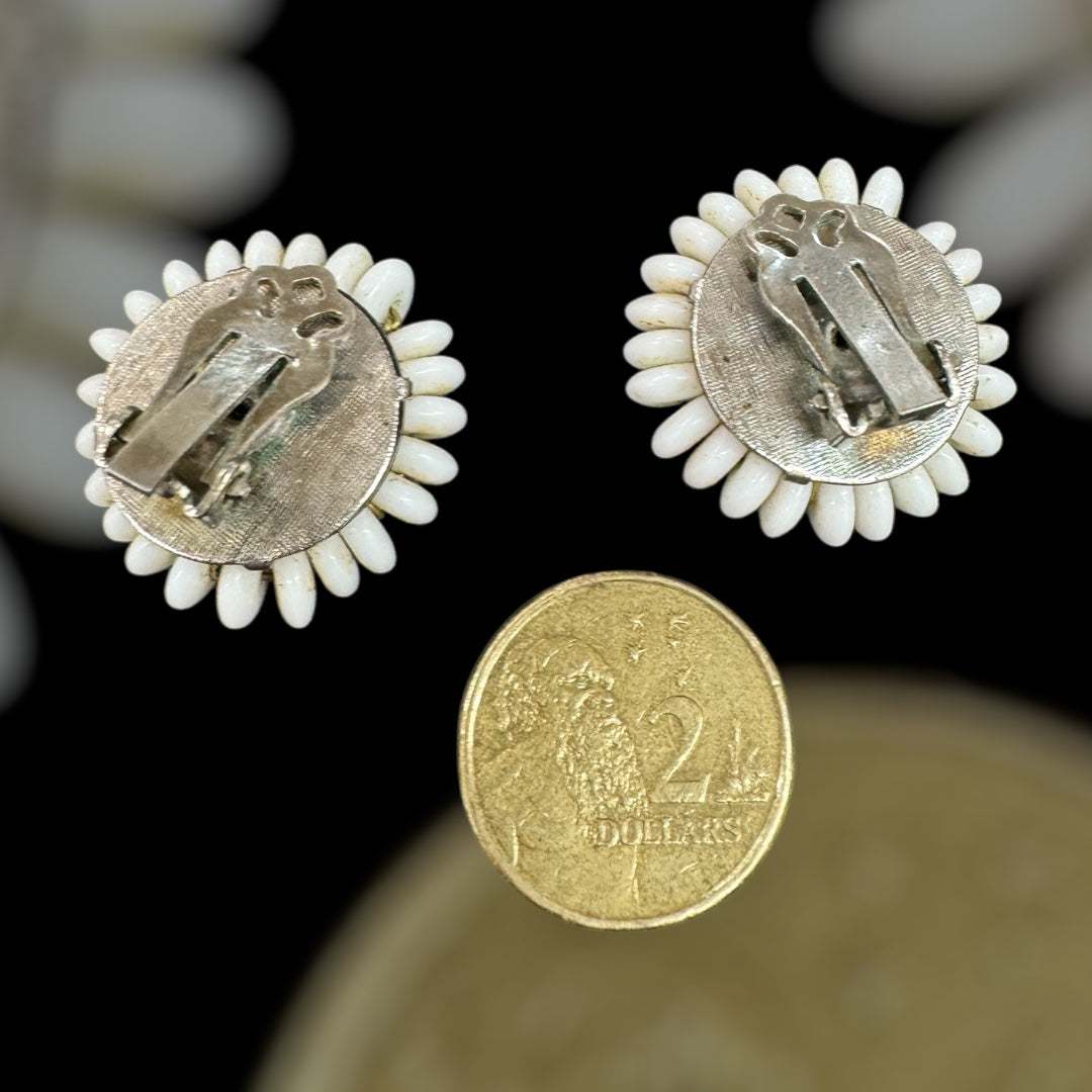1950’s vintage clip on Earrings