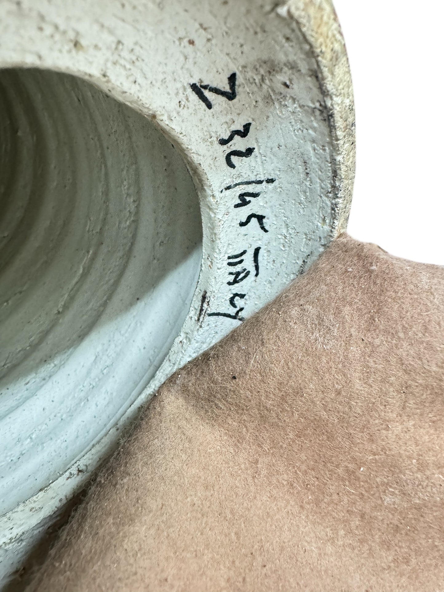 MCM Italy made pottery Lamp with Shade