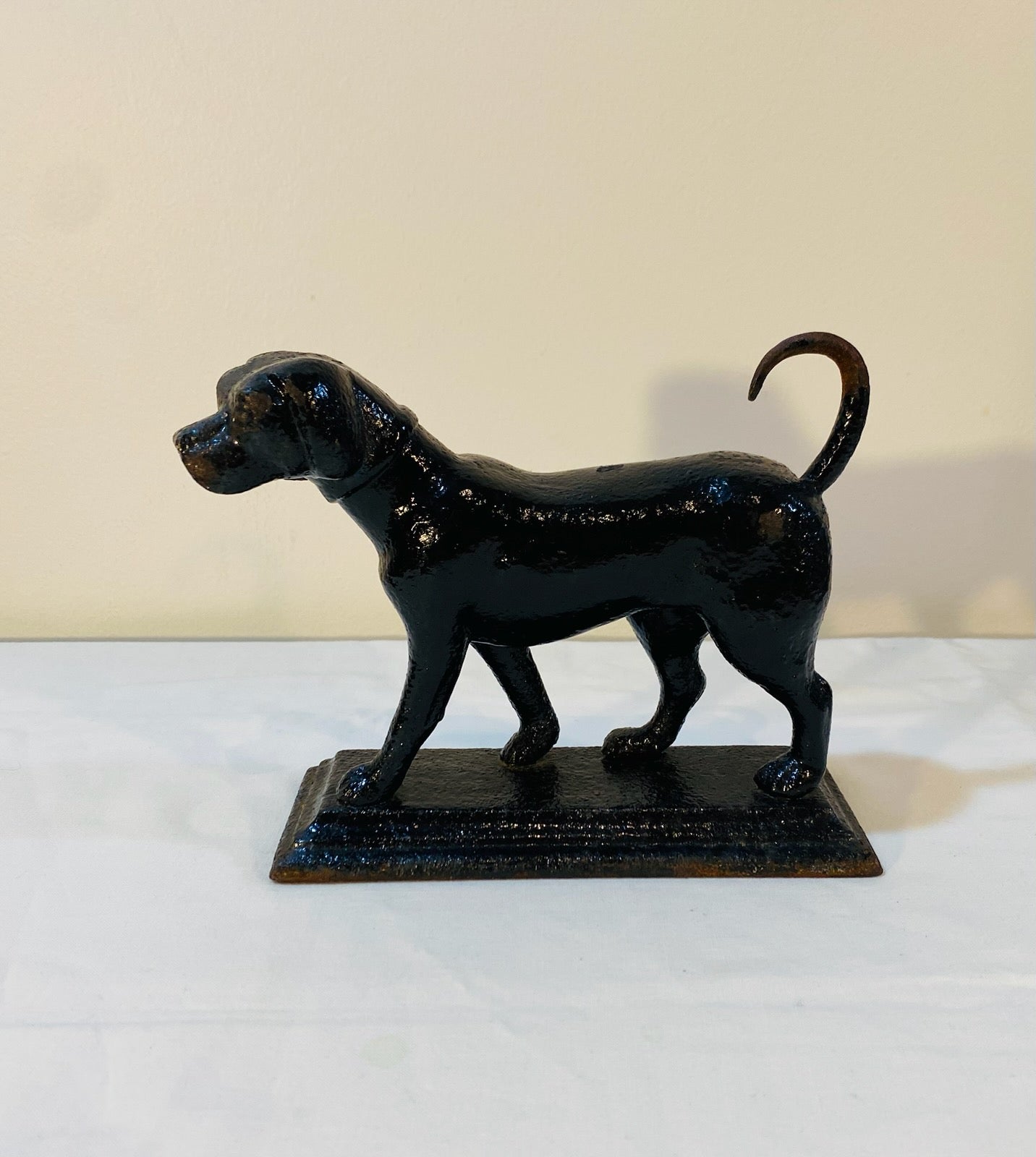 Cast Iron Dog Doorstop