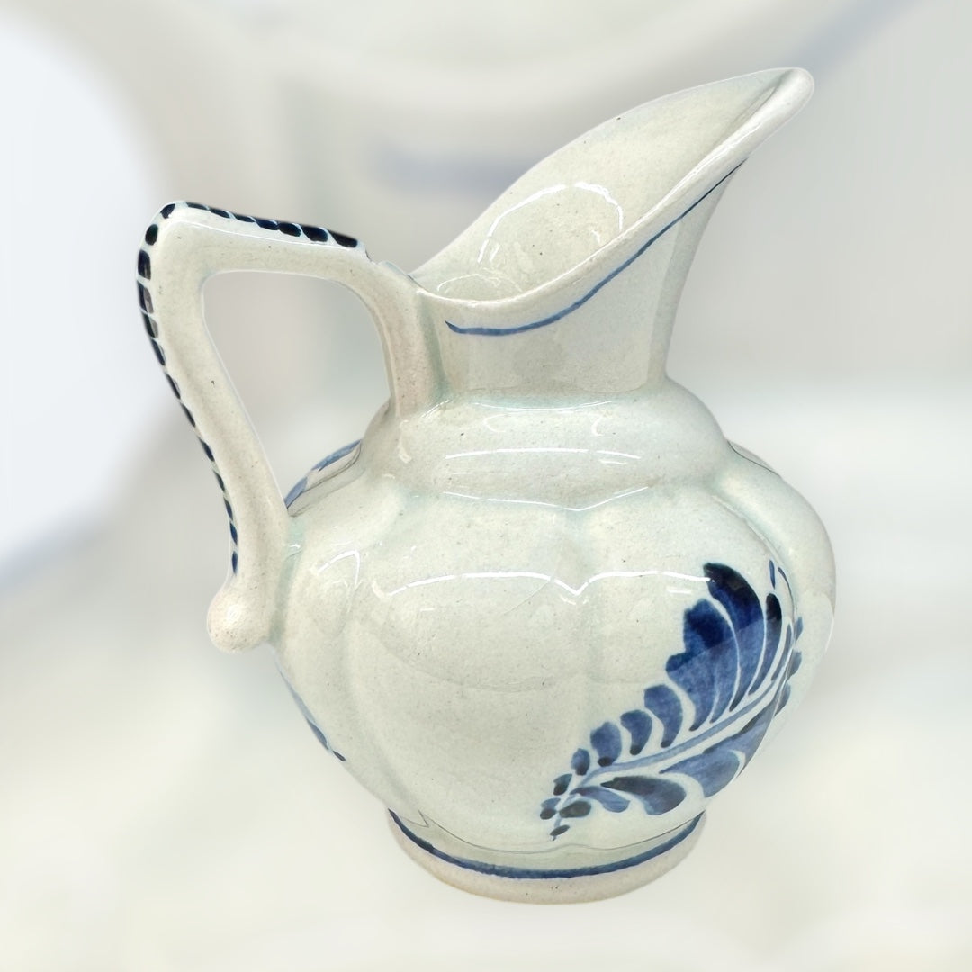 Delft blue pitcher vase,flower vase,little vase,home decor