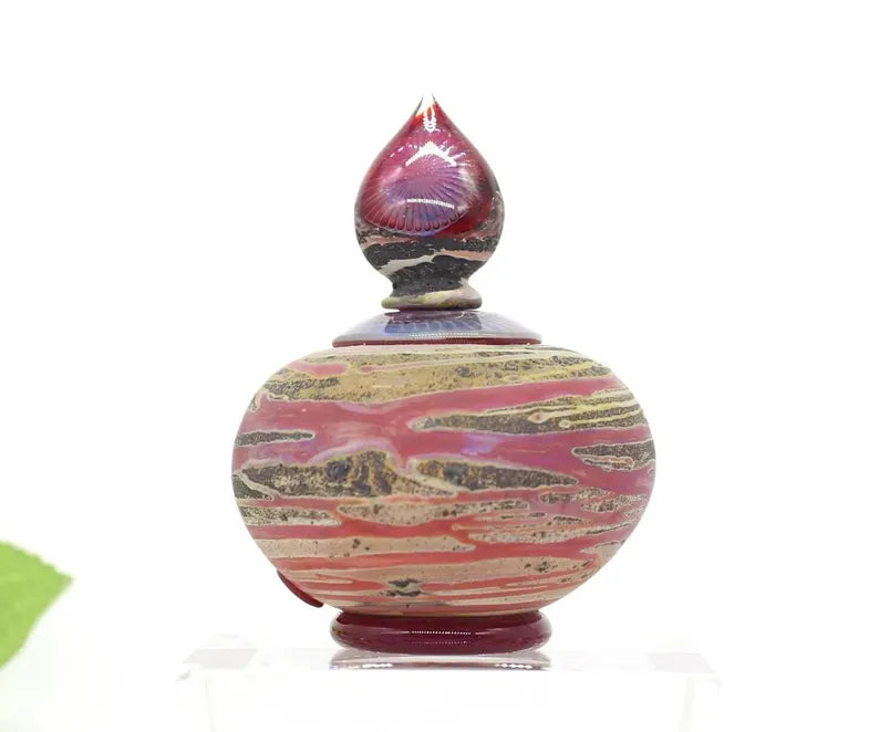 Richard Clements Art Glass Perfume Bottle/Matte Finish