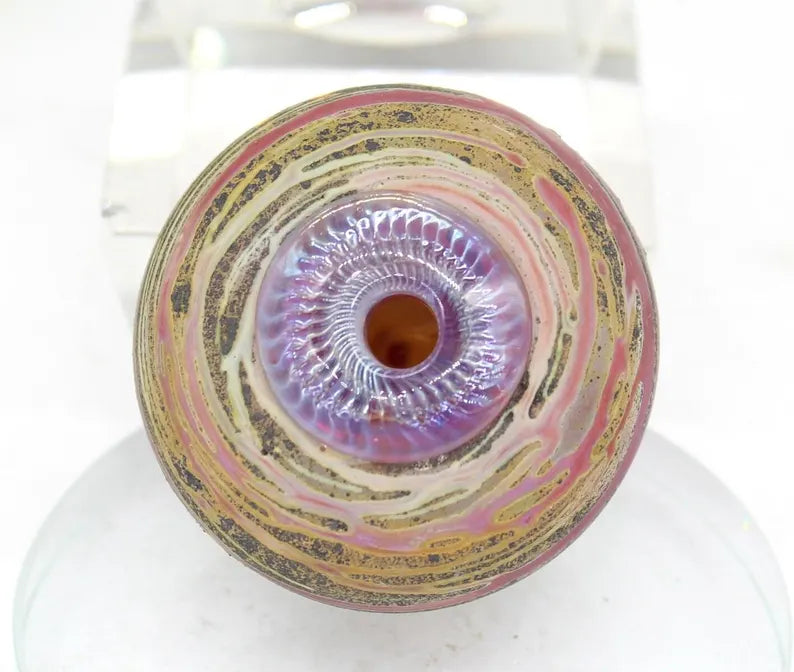 Richard Clements Art Glass Perfume Bottle/Matte Finish