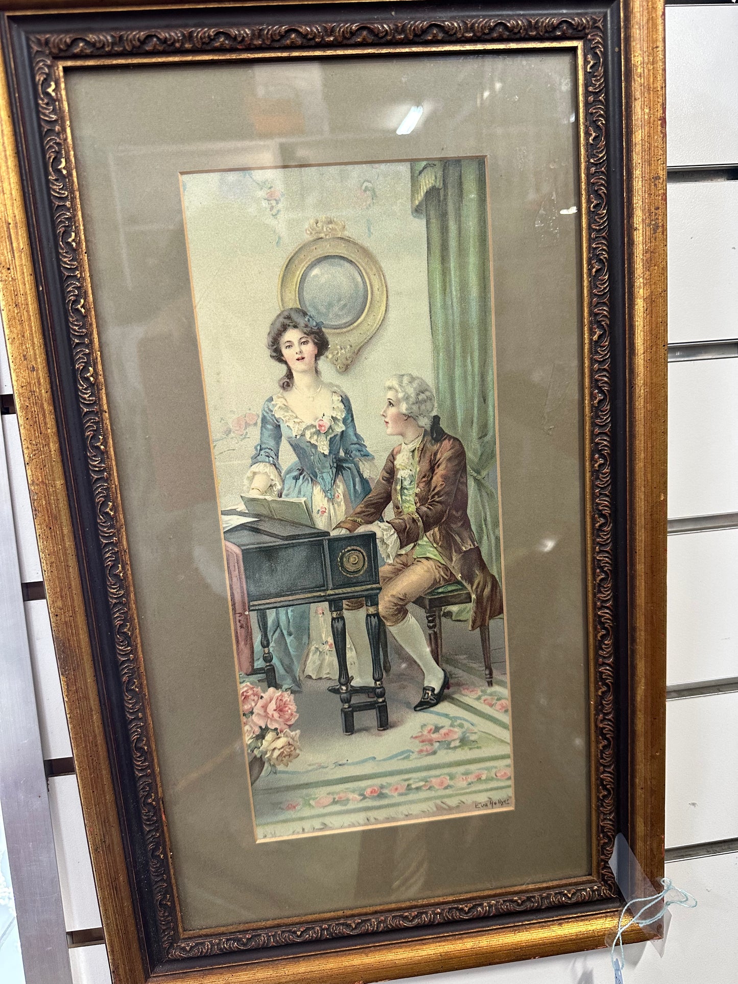 C1900 Framed print by Eva Hollyer