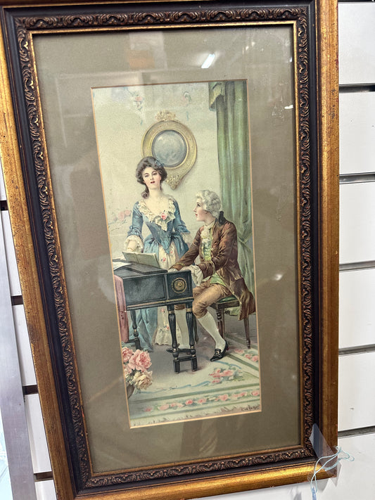 C1900 Framed print by Eva Hollyer