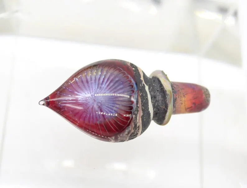 Richard Clements Art Glass Perfume Bottle/Matte Finish