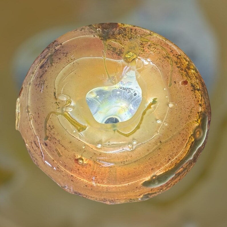 Richard Clements Perfume Bottle,hand Blown,art Glass,Australia Made