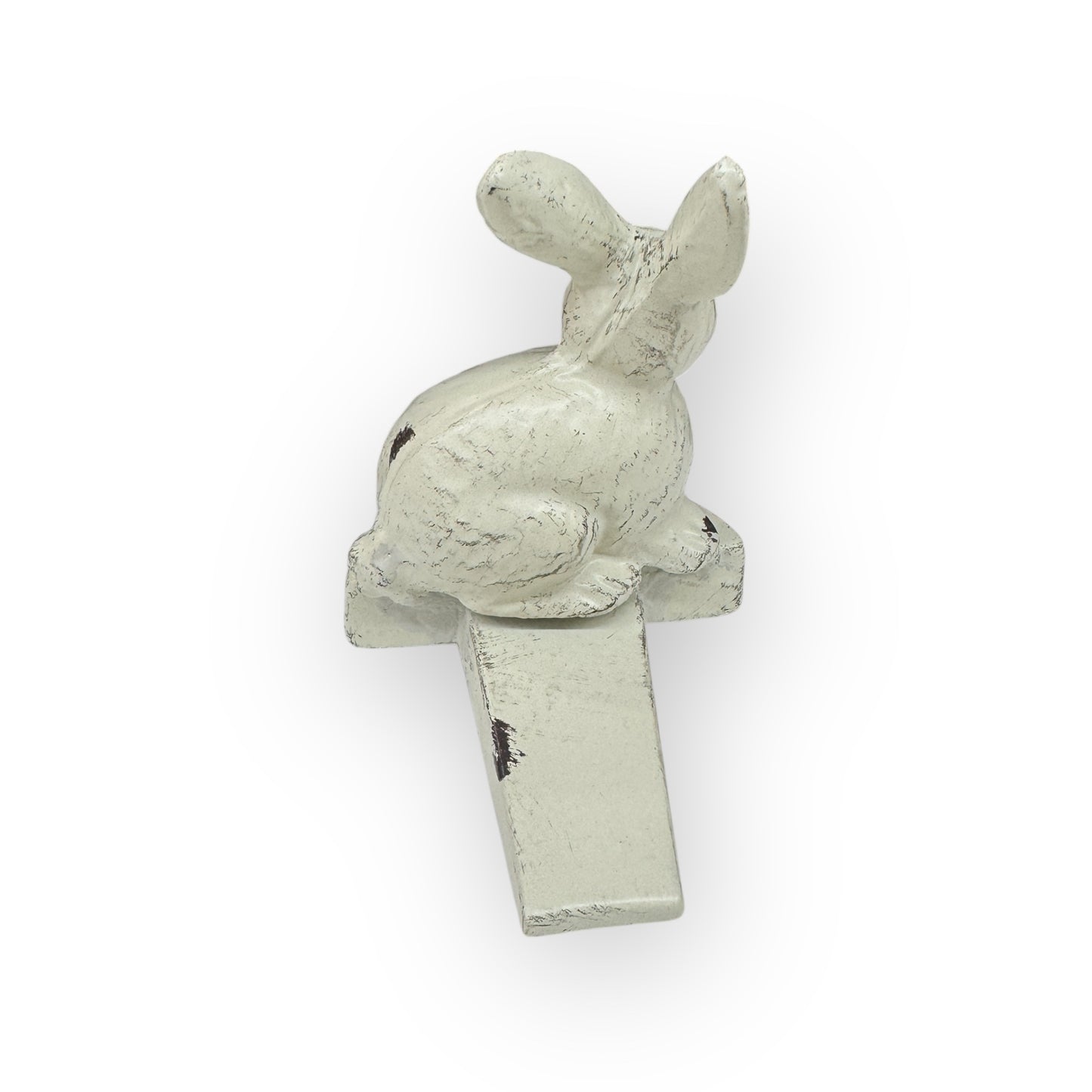 Vintage Cast Iron Rabbit Door Stop – Rustic Country Home Decor