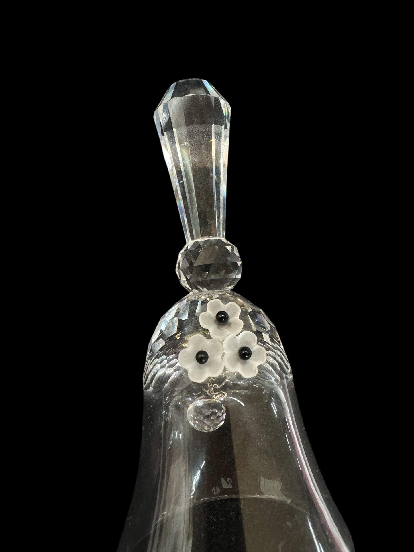 Vintage Swarovski Retired Crystal Dinner Table Bell  Austria