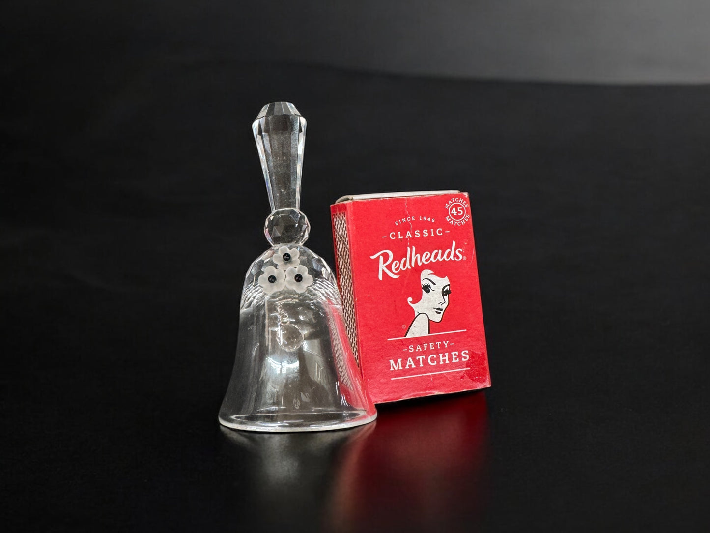 Vintage Swarovski Retired Crystal Dinner Table Bell  Austria