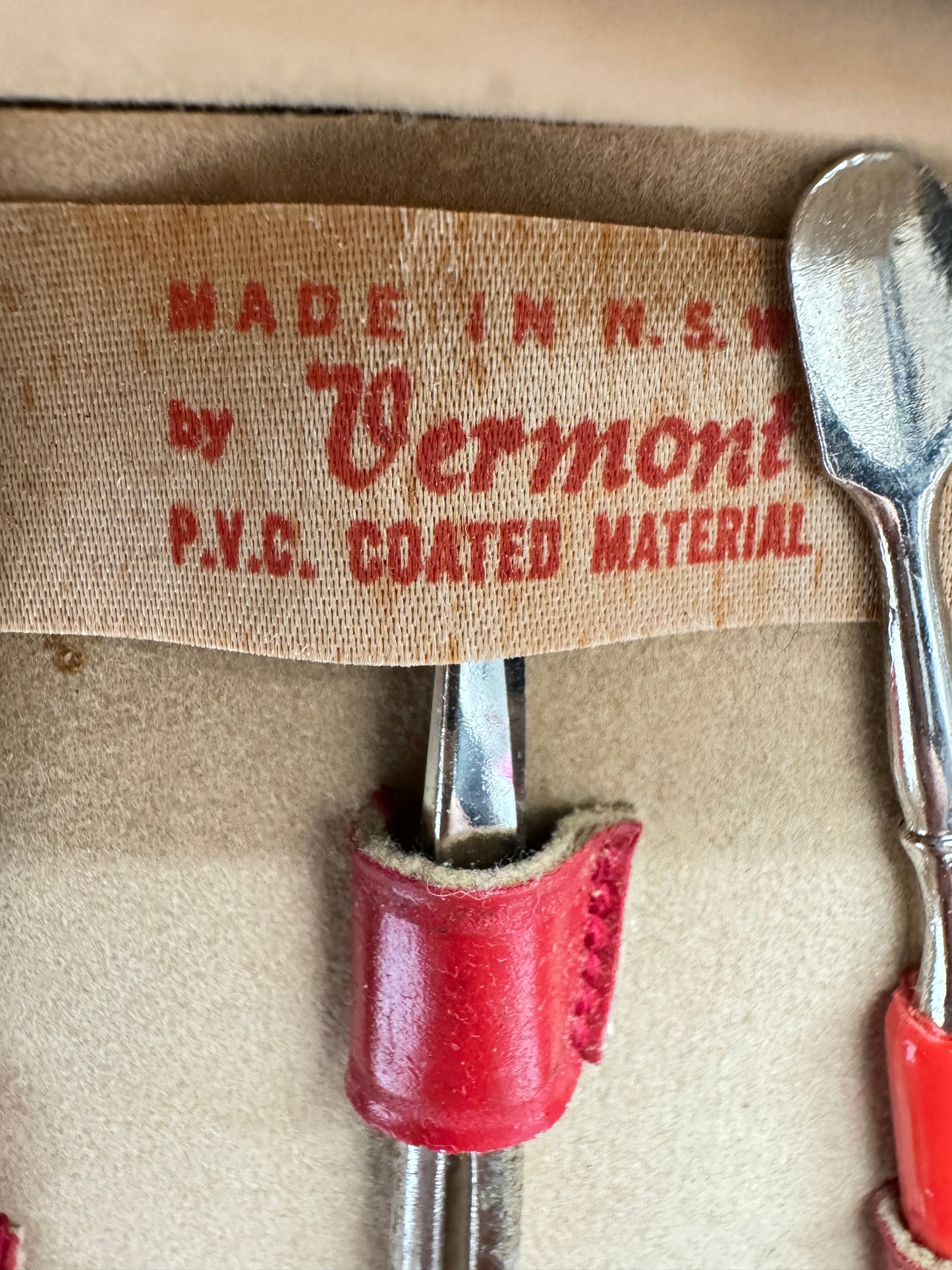 Travel, Vintage Vanity Travel Toiletries. made in New South Wales Australia by Vermont