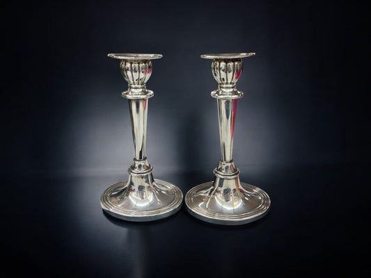 pair Silver plate candlesticks by Whitehall,home decor